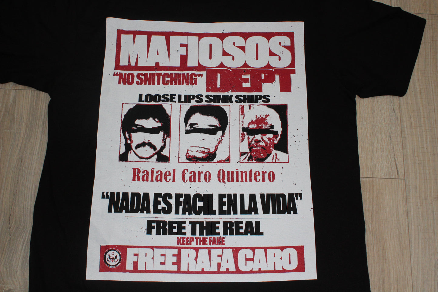 ( BLACK ) RAFA CARO TEE SHIRT