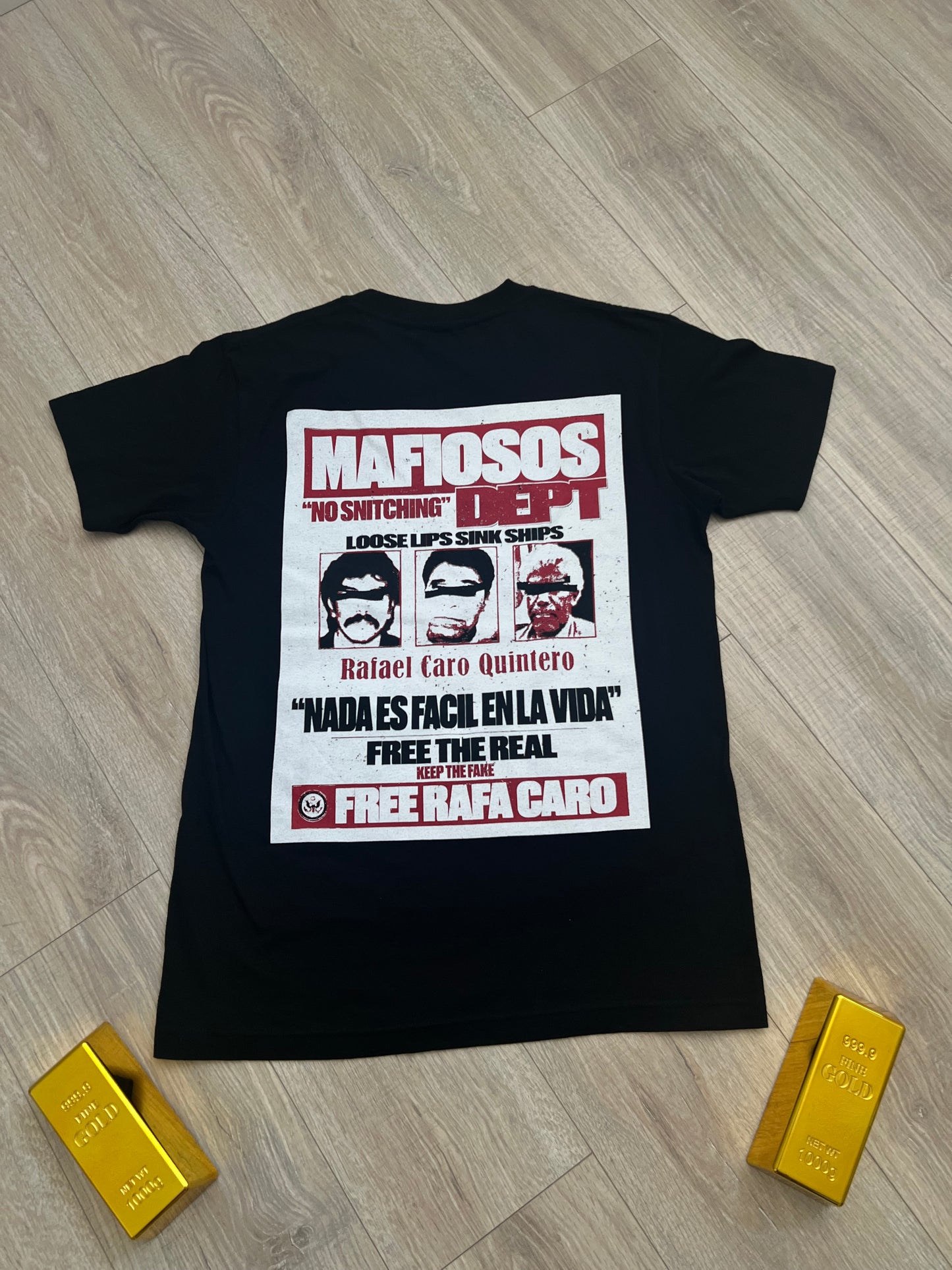 ( BLACK ) RAFA CARO TEE SHIRT