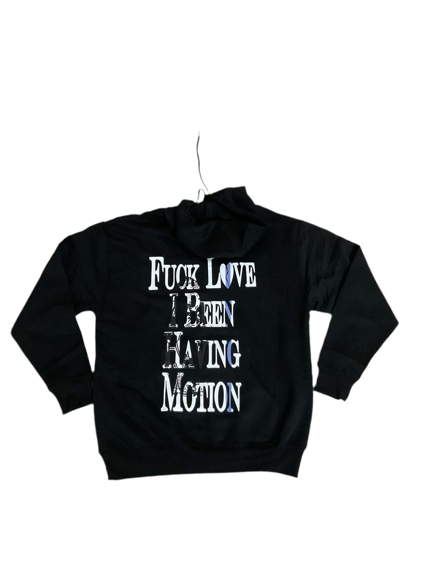 (BLACK) FUCK LOVE I BEEN HAVING MOTION HOODIE