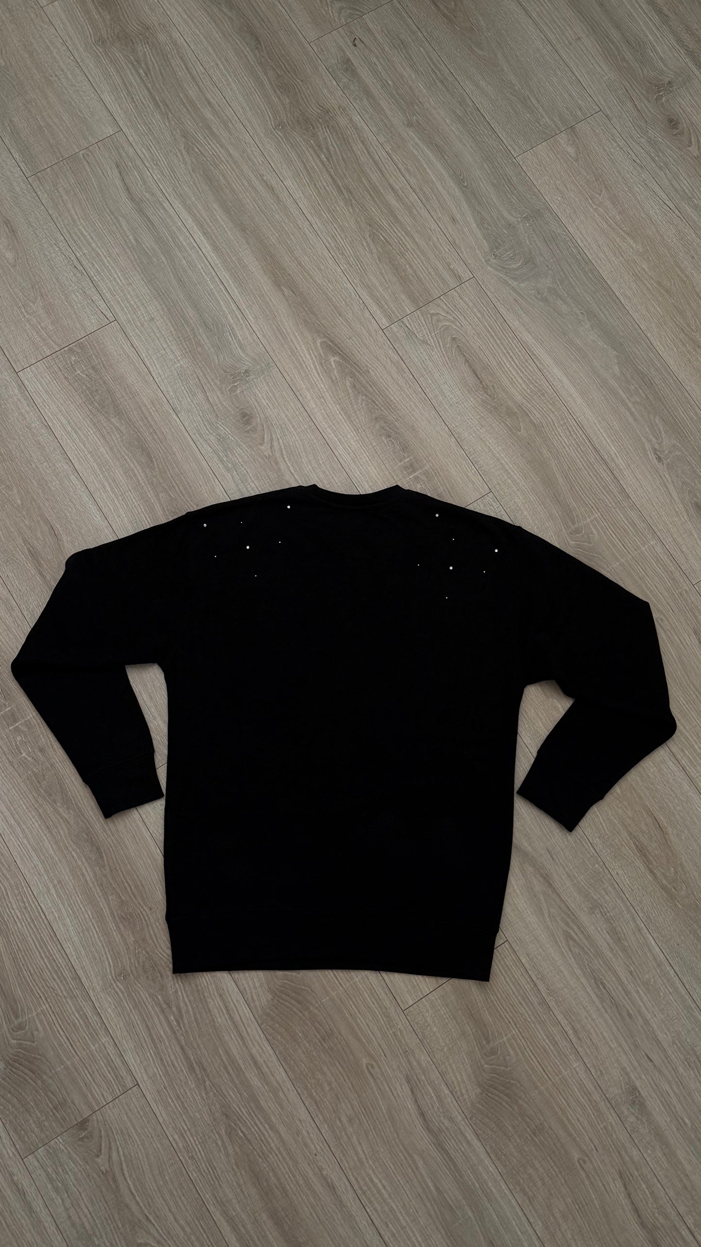 (Colorways) VIRGEN MARY RHINESTONE CREWNECK