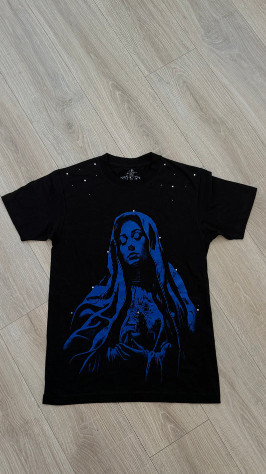 (Colorways) VIRGEN MARY RHINESTONE TEE SHIRT