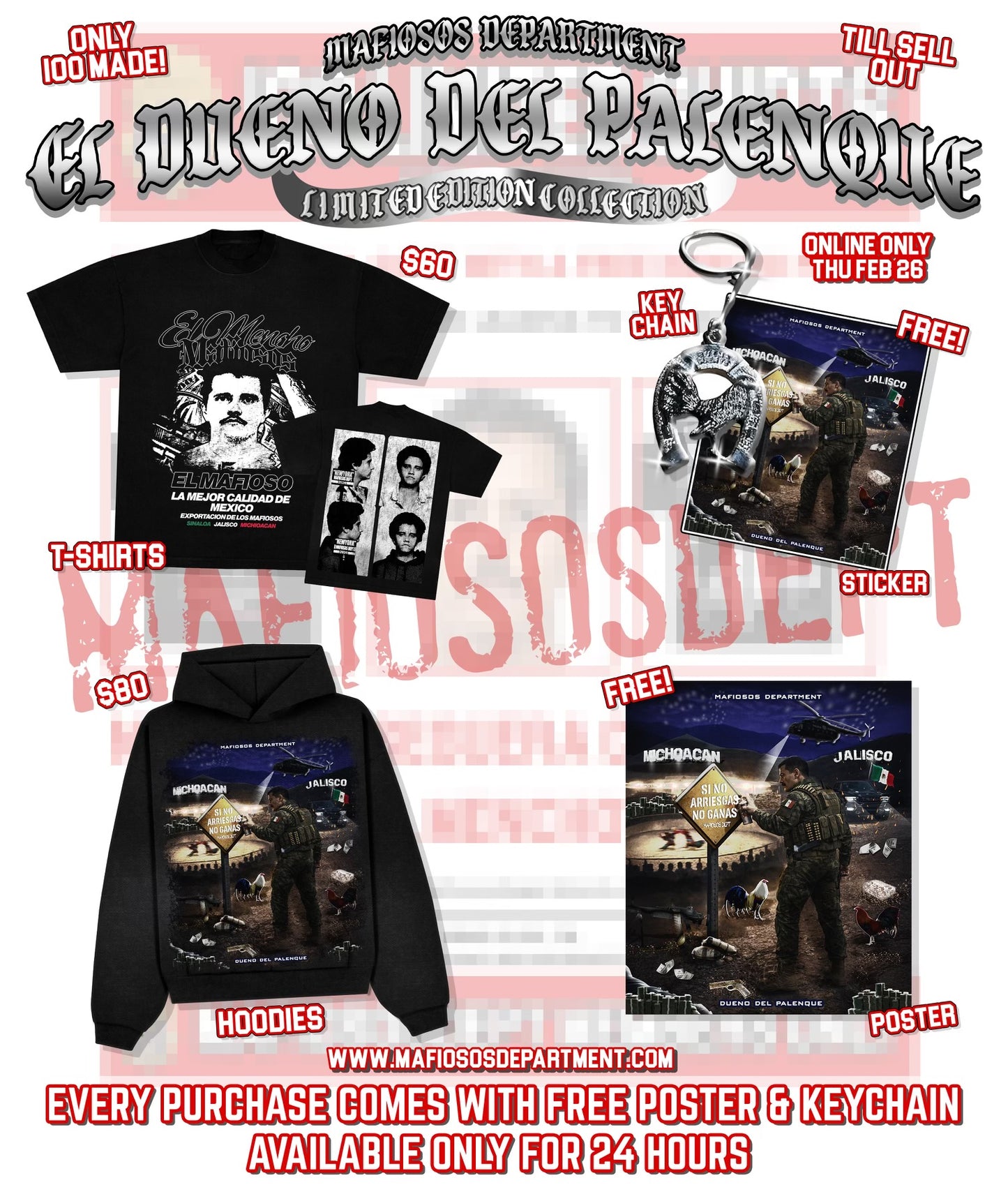 DUEÑO DEL PALENQUE HOODIE